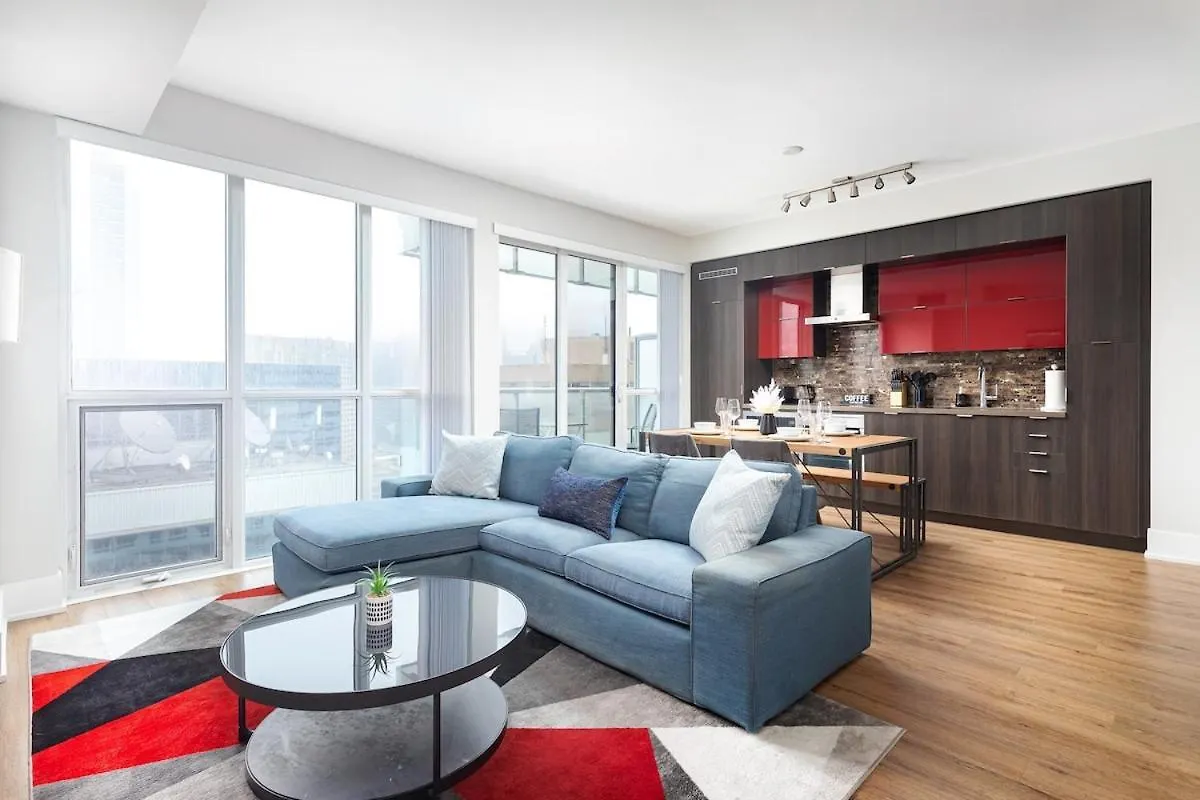 Apartment Perfect Condo Sleeps 4 Across From Cn Tower! Toronto Canada